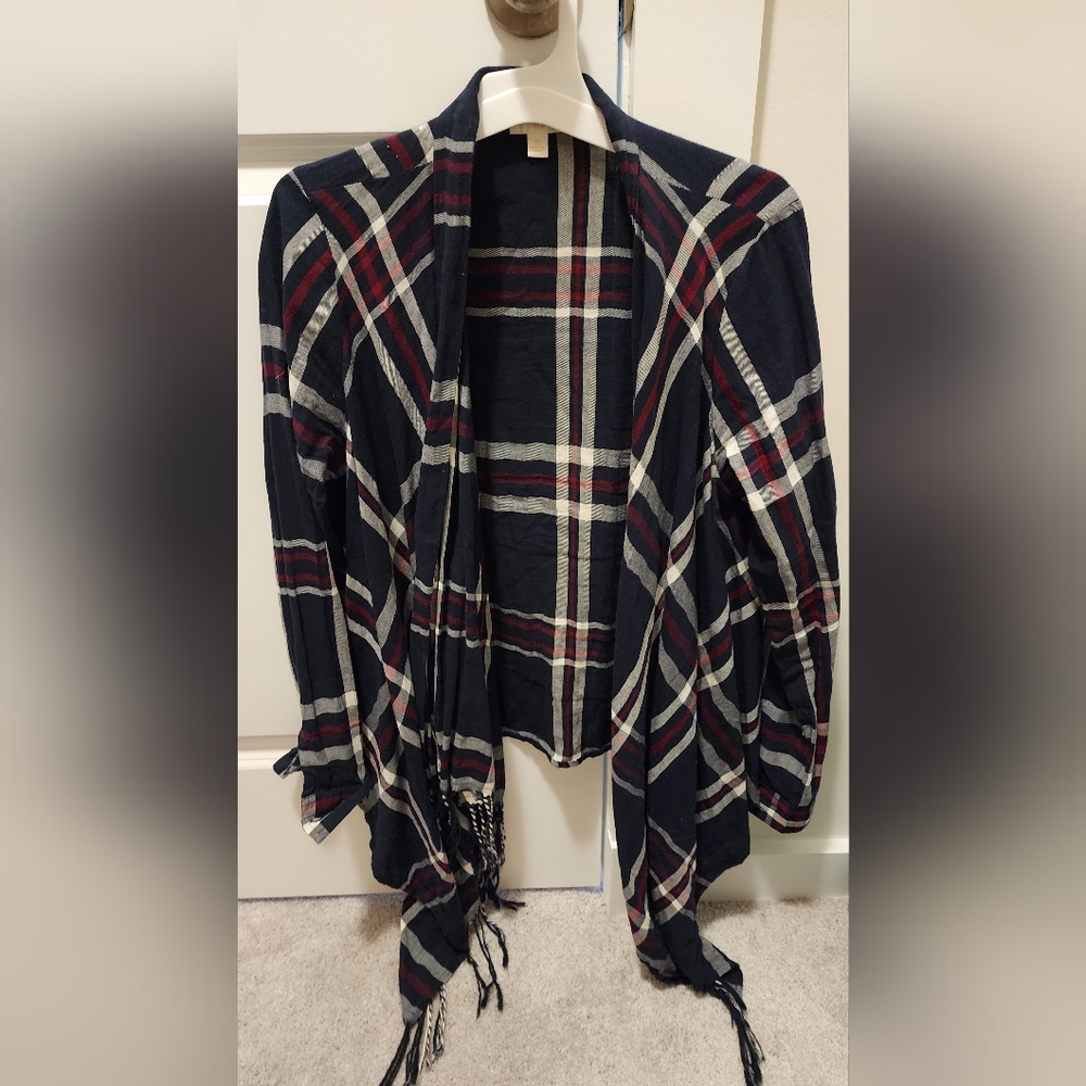 Plaid cardigan - Picture 1 of 3
